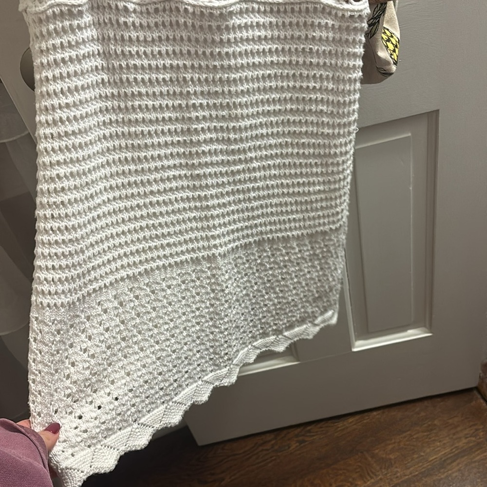 White knit dress - Picture 5 of 9